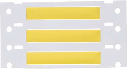 Low Smoke Zero Halogen Double Sided PermaSleeve Heat Shrink Tubing, 0.187" Dia x 2" W, Yellow, Roll of 500 Each