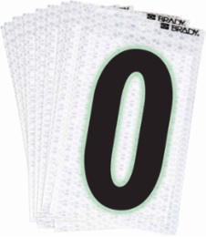 Glow in the Dark Labels, Black/Green Glow on Silver, Pack of 10, 2.375 Inch x 1.5 Inch