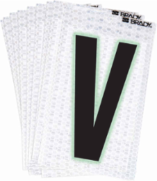 Glow in the Dark Labels 2.375 Inch x 1.5 Inch, Black/Green Glow on Silver, Pack of 10