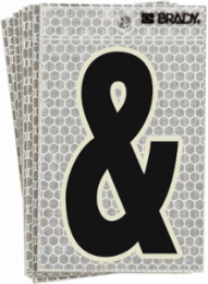 Glow in the Dark Label, 3.5 in H x 2.5 in W, Black/Green Glow on Silver, Pack of 10