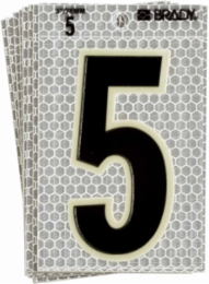 Glow in the Dark Labels, 3.5 Inch x 2.5 Inch, High-Intensity Prismatic, Pack of 10