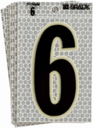 Glow in the Dark Label Set, 3.5 Inch x 2.5 Inch, Die-Cut, Pack of 10