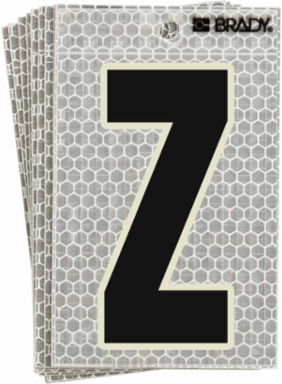 Glow in the Dark Labels, Black/Green Glow on Silver, 3.5 Inch H x 2.5 Inch W, Pack of 10