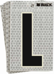 Glow in the Dark Labels, 6 Inch x 3 Inch, Pack of 10, High-Intensity Reflective
