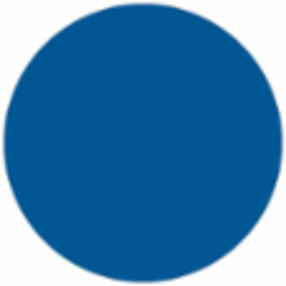 Round Paper Labels, 1.5" Dia, Roll of 500 Labels, Blue