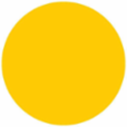 Round Paper Labels, 1.5" Dia, Roll of 500 Labels, Yellow