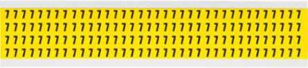 CleanLift Repositionable Number & Letter Labels, 0.25 Inch Width, Black on Yellow