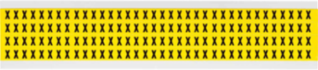 Repositionable Vinyl Cloth Labels, Non-Reflective, 0.375 In H x 0.25 In W