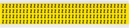 CleanLift® Repositionable Number and Letter Labels - 0.375 Inch H x 0.25 Inch W, Black on Yellow
