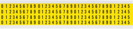 CleanLift® Repositionable Number and Letter Labels, 0 to 9, 0.375 Inch H x 0.25 Inch W