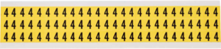 Repositionable Vinyl Cloth Number & Letter Labels, 0.5 Inch H x 0.344 Inch W