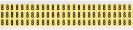 Repositionable Number & Letter Labels, 0.5 Inch H x 0.344 Inch W, Vinyl Cloth