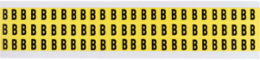 Repositionable Number and Letter Labels, Black on Yellow, 0.5 Inch x 0.344 Inch