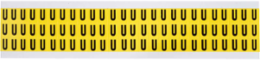 Repositionable Number and Letter Labels, Black on Yellow, 0.5 Inch x 0.344 Inch