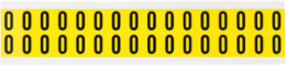 Repositionable Number and Letter Labels, 0.75 Inch H x 0.563 Inch W, Vinyl Cloth