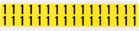 Repositionable Number & Letter Labels, 0.75 Inch H x 0.563 Inch W, Vinyl Cloth