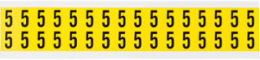 CleanLift Repositionable Number & Letter Labels, 0.75 Inch x 0.563 Inch, Vinyl Cloth