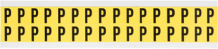 Repositionable Number and Letter Labels, 0.75 Inch H x 0.563 Inch W, Vinyl Cloth