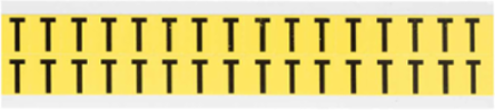 Repositionable Vinyl Cloth Number & Letter Labels, 0.75 Inch H x 0.563 Inch W