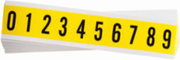 Repositionable Number & Letter Labels 1.5 Inch H x 0.875 Inch W, Vinyl Cloth