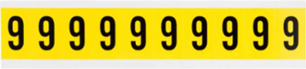 CleanLift Series Repositionable Number & Letter Labels, 1.5 in H x 0.875 in W
