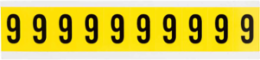 CleanLift Series Repositionable Number & Letter Labels, 1.5 in H x 0.875 in W