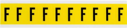 Repositionable Number and Letter Labels, 1.5 in H x 0.875 in W, Vinyl Cloth