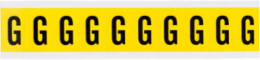 Repositionable Number and Letter Labels, 1.5 Inch x 0.875 Inch, Vinyl Cloth
