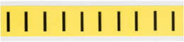 Repositionable Number and Letter Labels, 1.5 Inch x 0.875 Inch, Black on Yellow