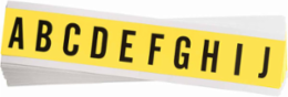 Repositionable Letter & Number Labels, 1.5 in H x 0.875 in W, Vinyl Cloth