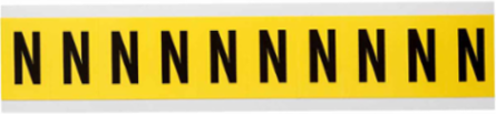 Repositionable Number and Letter Labels, 1.5 Inch H x 0.875 Inch W, Vinyl Cloth