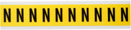 Repositionable Number and Letter Labels, 1.5 Inch H x 0.875 Inch W, Vinyl Cloth