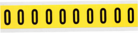 Repositionable Number and Letter Labels, 1.5 in H x 0.875 in W, Vinyl Cloth