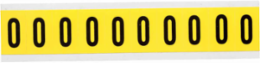 Repositionable Number and Letter Labels, 1.5 in H x 0.875 in W, Vinyl Cloth