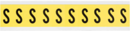 Repositionable Vinyl Cloth Number and Letter Labels 1.5 in H x 0.875 in W