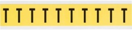 Repositionable Number and Letter Labels, 1.5 Inch H x 0.875 Inch W, Black on Yellow