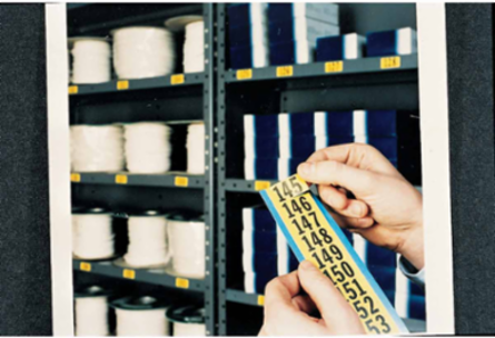 Repositionable Number and Letter Labels Kit, 1.5 Inch x 1.5 Inch, Black on Yellow, 27 Labels