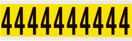 Repositionable Number & Letter Labels, 2.25 Inch x 0.875 Inch, Vinyl Cloth