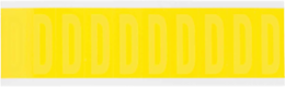 Repositionable Vinyl Cloth Blank Labels, 2.25 Inch H x 0.875 Inch W, Yellow