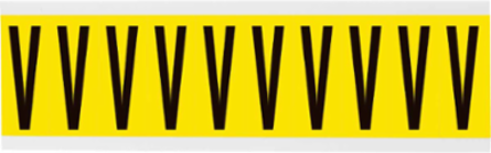Repositionable Number and Letter Labels, 2.25 Inch x 0.875 Inch, Vinyl Cloth