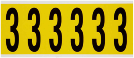 CleanLift Repositionable Number and Letter Labels, 3.5 x 1.5 Inch, Vinyl Cloth