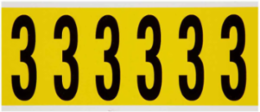 CleanLift Repositionable Number and Letter Labels, 3.5 x 1.5 Inch, Vinyl Cloth