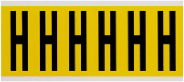 CleanLift® Repositionable Number & Letter Labels, 3 in Height, Black on Yellow