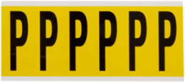 Repositionable Number and Letter Labels, 3.5 in H x 1.5 in W, Vinyl Cloth