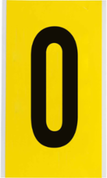 Repositionable Number and Letter Labels, 9 Inch x 5 Inch, Vinyl Cloth