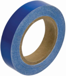 Solid Color Banding Tape for Pipe Marking - Roll Form, Pressure Sensitive Vinyl, Blue, 1" x 30 Yd