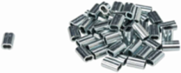 Zinc Wire Clamps, 0.25" W x 0.375" L, Zinc Plated