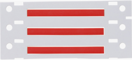 Double Sided PermaSleeve Polyolefin Wire Marking Sleeves, Red, 0.094" Dia x 2" W