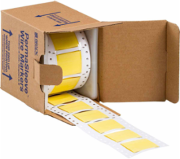 PermaSleeve Wire Marking Sleeves, 1" Dia x 2" W, Double-Sided, Heat-Shrink