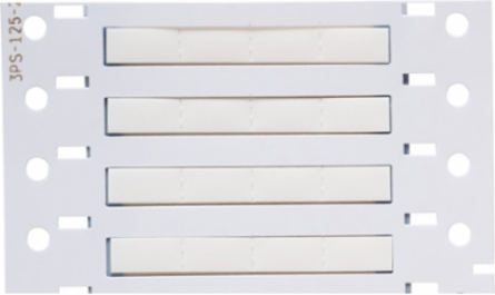 Double Sided PermaSleeve Polyolefin Wire Marking Sleeves, White, 0.125" Dia x 0.5" W, Roll of 10000 Each
